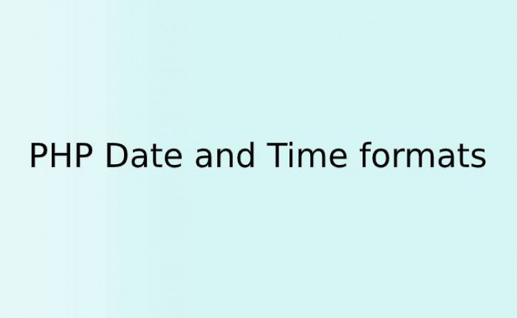 php date formats